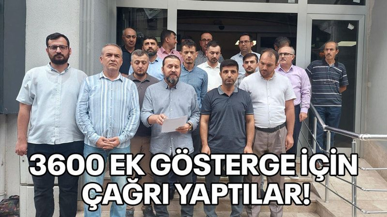 3600 Ek Gösterge için çağrı yaptılar!